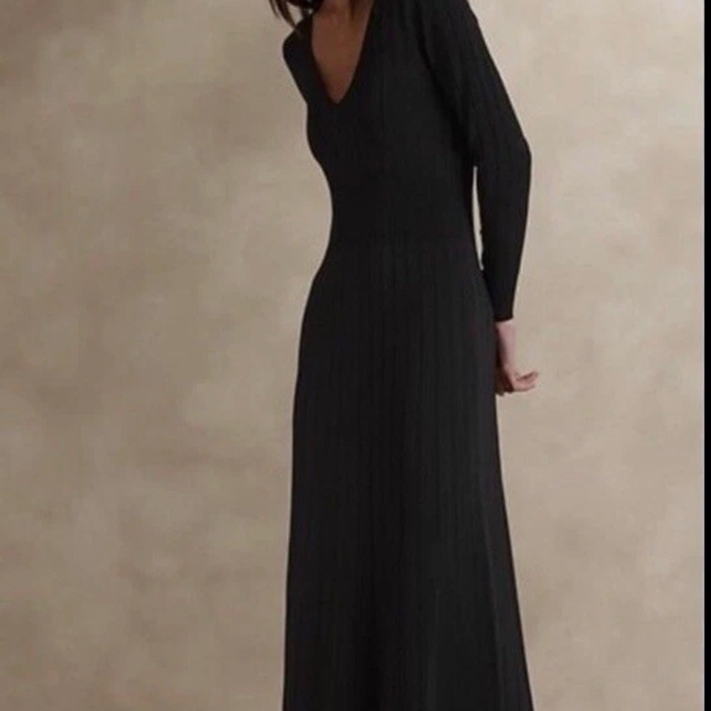 Banana Republic Aicha Maxi Sweater Long Sleeve Dress